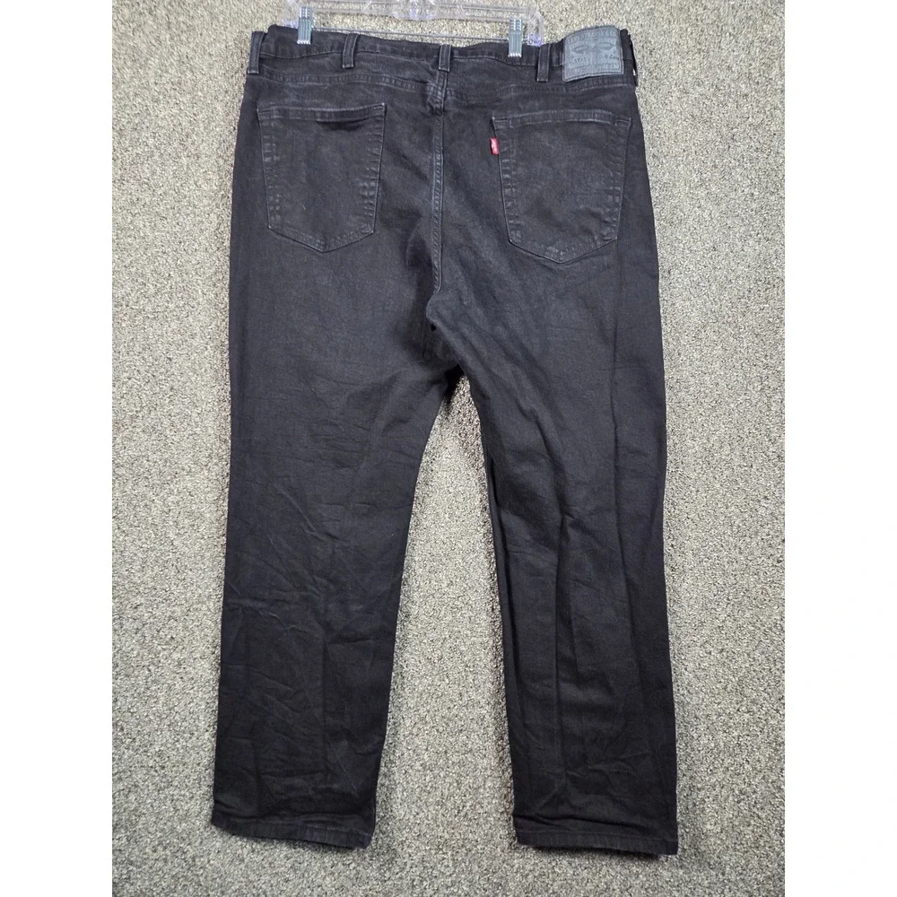 Levi's 541 Athletic Taper Jeans‎ Mens 42x30 Black Denim Western Street Workwear